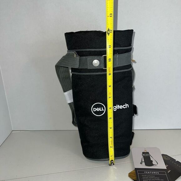 Picnic Time Insulated Single Wine Bottle Tote Bag  Strap Branded Dell Logitech - Picture 2 of 6